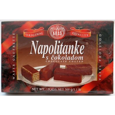 Kras Napolitanke Chocolate Coated Wafers 12 / 500g