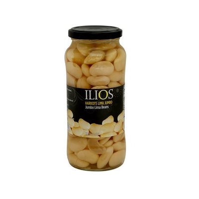 Ilios Jumbo Lima Beans Glass 12 / 540ml