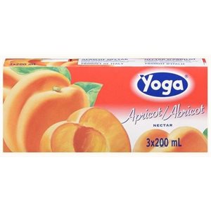 Yoga Apricot Nectar 3 Pk Tetra 24 / 200ml