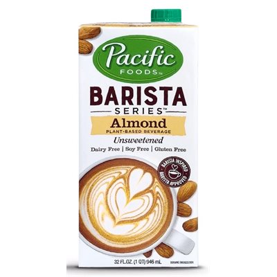 Pacific Barista Series Almond Milk Unsweetened 12 / 32oz