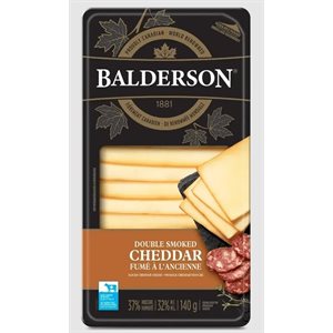 Balderson Double Smoked Sliced Cheddar 15 / 140g
