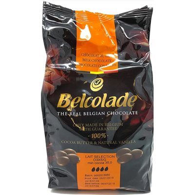 Belcolade Milk Chocolate 35% Callets 15kg BEL-O3X5 / JBG