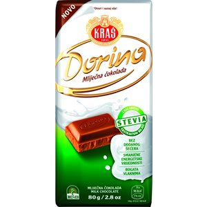 Kras Dorina Sugar Free Milk Chocolate 30 / 80g 128433