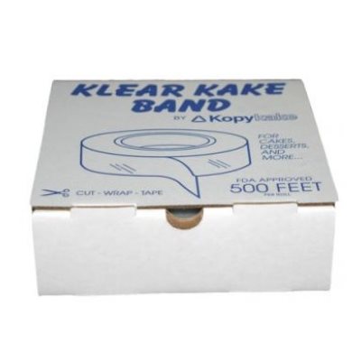 Clear Cake Band Roll Kopy Cake 2.0" x 500ft Acetate