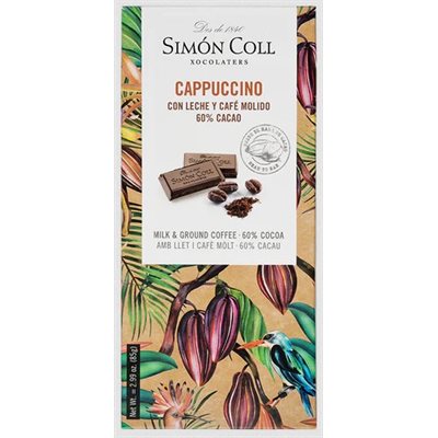 Simon Col 60% Chocolate Bar Cappuccino 10 / 85g