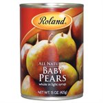 Baby Pears In Light Syrup Roland 12 / 425g Kosher - K