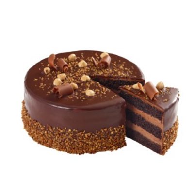 73010 2 / 8" Bacio Chocolate Hazelnut Cake