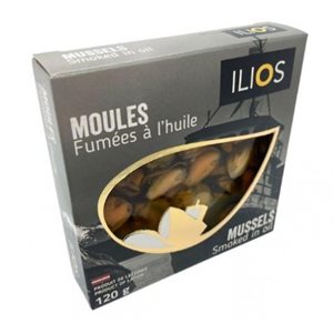 Ilios Smoked Mussels in Oil 14 / 120g