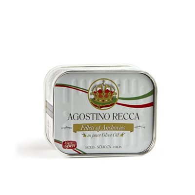Anchovie Fillets In Olive Oil 310g Agostino Recca