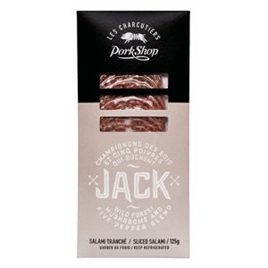 Pork Shop Sliced Salami JACK Mushrooms & 5 Peppers 12 / 125g