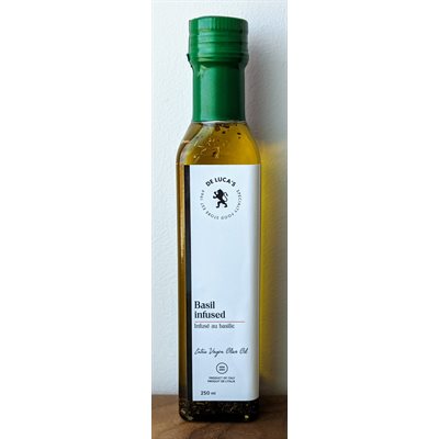 De Luca's Artisan Basil Infused Extra Virgin Olive Oil 12 / 250ml