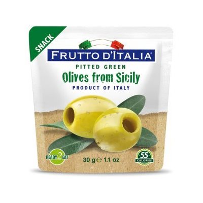 Snack Pack Green Pitted Olives 6 / (10x30g)