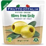 Snack Pack Green Pitted Olives 6 / (10x30g)