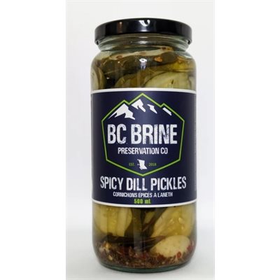 BC Brine Spicy Dill Pickle Chips 12 / 500ml