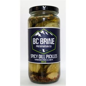 BC Brine Spicy Dill Pickle Chips 12 / 500ml