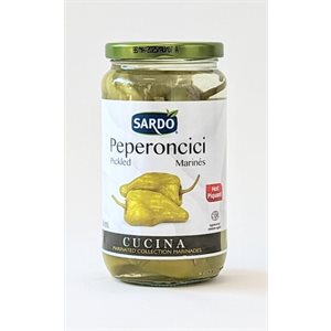 Sardo Hot Pickled Pepperoncini 12 / 500ml