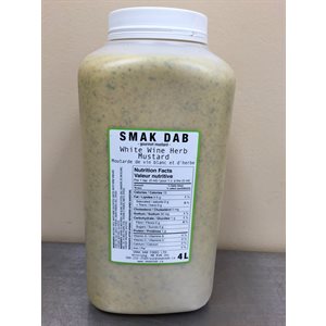 Smak Dab White Wine Herb Mustard 2 / 4L