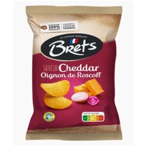Brets Chips Cheddar & Roscoff Onion 10 / 125g