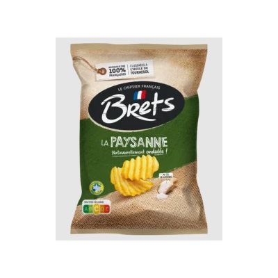 Brets Chips Paysannes Ridge Cut 10 / 125g