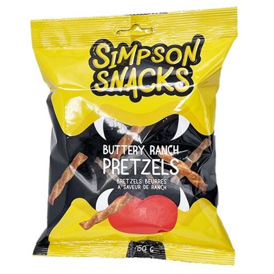 Simpson Snacks Buttery Ranch Prezels 24 / 150g