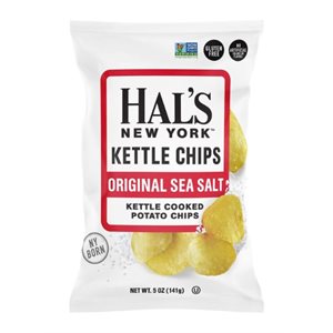 Hal's Original Sea Salt Kettle Chips 12 / 141g