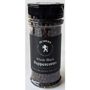 De Luca's Whole Black Peppercorns 12 / 130g