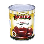 Aurora Canadian Whole Plum Tomatoes 24 / 796ml Kosher-COR