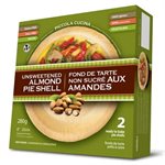 Retail - Piccola Cucina 8" Unsweetened **6 / 280g** Vegan Almond Pie Shell