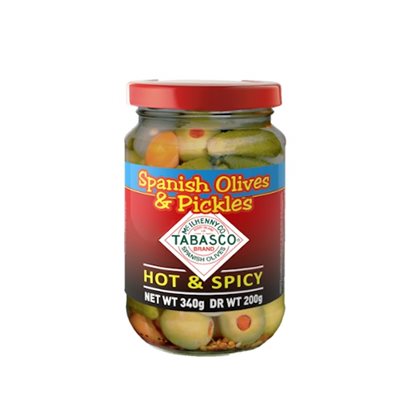 Serpis Tabasco Mixed Olives & Pickles 12 / 350g