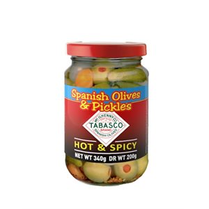Serpis Tabasco Mixed Olives & Pickles 12 / 350g
